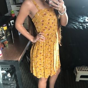 Yellow Floral Dress